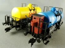 Fleischmann 825430 Ho Db Wagon Citerne 2 Essieux Shell + Aral Epoque III Neuf Boite