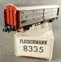 Fleischmann 8335 Ech N Db Wagon Parois Coulissantes 2 Essieux Hbis 299 Klmmgs 299 21 80 211 6 998-0 Argent/Marron Neuf Boite