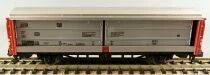 Fleischmann 8335 Ech N Db Wagon Parois Coulissantes 2 Essieux Hbis 299 Klmmgs 299 21 80 211 6 998-0 Argent/Marron Neuf Boite