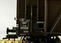 Fleischmann 935390 K Ho Sncf Covered Wagon with Bogies Lyw 413268 Mint in Box