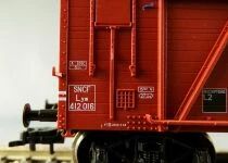 Fleischmann 935391 F Ho Sncf Covered Wagon with Bogies Lyw 412016 Era III Mint in Box