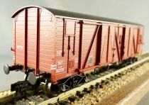 Fleischmann 935391 F Ho Sncf Wagon Couvert &agrave; Bogies Lyw 412016 Epoque III Neuf Boite
