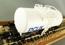 Fleischmann 955410 F Ho Sncf Wagon Citerne PCUK 2 Essieux Blanc 23 87 736 5 011-0 Neuf Boite