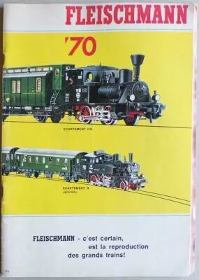 Fleischmann Catalogue 1970 Ho N Circuit Routier Fran�ais Anglais 55 Pages A4 + Tarif 8 Pages 