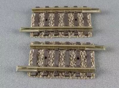 Fleischmann Piccolo 9104 Ech N 2 Rails Droits 27,75 mm 6 traverses
