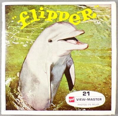 Flipper - Booklet & 3 x View-Master Discs Set Ref. B 485 -F