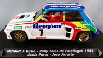 Flyslot 037303 - Renault 5 Turbo - Rally Cales de Palafrugell 1986 Jesus Puras José Arrarte MIB 1:32