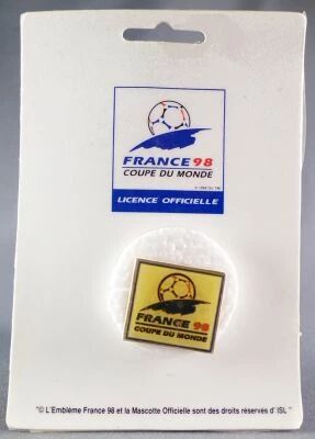 Football - Coupe du Monde Fifa France 1998 - Pin\'s Logo - Neuf Blister