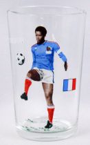 Football - Verre Promo Foot 1982 - Marius Trésor (France - Coupe du Monde Espagne 1982)