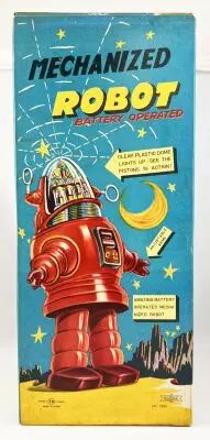 Forbidden Planet - Nomura Toys (1957) - Battery Operated TinToy Mechanized Robot 
