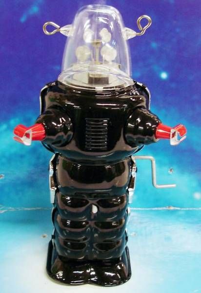 Forbidden Planet) - Ha Ha Toy - Robby 6'' Tin wind-up robot