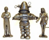 Forbidden planet Robby, Dr. Edward Morbius & Altaira Morbius - set of 3 plastic figures