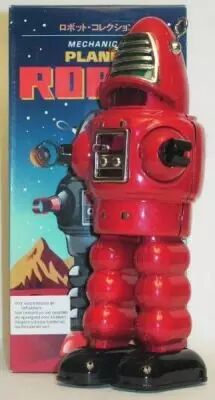 Forbidden Planet Robby (red)Tin wind-up (Ha Ha Toy)