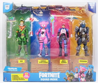 Fortnite Squad Mode Action Figures 4 Pack New 