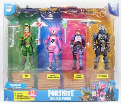Fortnite - Jazwares - Squad Mode 4-pack - Figurines articul�es 10cm