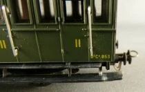 Fradis Ho Sncf Petite Ceinture 2 Voitures 2&egrave;me/3&egrave;me classe 2 Essieux &agrave; Porti&egrave;res Lat&eacute;rales & Marchepieds B2 C4 853 Proche Neuf n