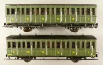 Fradis Ho Sncf Petite Ceinture 2 x Two-Axle 2nd/3rd Class Car with Side Doors & Footboards B2 C4 853 Near Mint no Box