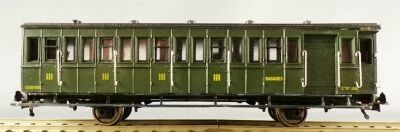 Fradis Ho Sncf Petite Ceinture Fourgon/ 3�me Classe 2 Essieux � Porti�res Lat�rales & Marchepieds C4 Df 166 Proche Neuf sans Boi