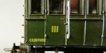 Fradis Ho Sncf Petite Ceinture Two-Axle Van/3rd Class with Side Doors & Footboards C4 Df 166 Near Mint no Box