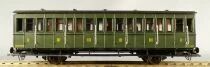 Fradis Ho Sncf Petite Ceinture Voiture 2&egrave;me/3&egrave;me classe 2 Essieux &agrave; Porti&egrave;res Lat&eacute;rales & Marchepieds B2 C4 853 Proche Neuf sans