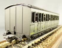 Fradis Ho Sncf Petite Ceinture Voiture 2&egrave;me/3&egrave;me classe 2 Essieux &agrave; Porti&egrave;res Lat&eacute;rales & Marchepieds B2 C4 853 Proche Neuf sans