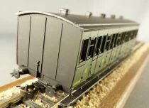 Fradis Ho Sncf Petite Ceinture Voiture 2&egrave;me/3&egrave;me classe 2 Essieux &agrave; Porti&egrave;res Lat&eacute;rales & Marchepieds B2 C4 853 Proche Neuf sans