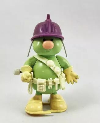 Fraggle Rock - Tomy - Doozer with purple helmet Wind-Up toy (loose)