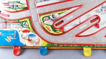 France Jouet Technofix 295 Boxed Traffic Control with 3 Mechanical Tin Cars Complete