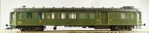 France Trains 224 Ho Sncf Voiture Mixte 3&egrave;me Classe/Fourgon C5D myi 44073 Vert Epoque III Neuve Boite