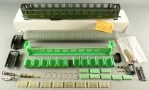 France Trains 257K Ho Plm Ocem Exposed Rivets Dyle et Bacalan 3rd Class C11 yfi 12458 Coach Model Kit Boxed