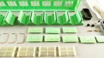 France Trains 257K Ho Plm Voiture Ocem R A Dyle et Bacalan 3&egrave;me Classe C11 yfi 12458 Vert Kit Boite