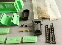 France Trains 257K Ho Plm Voiture Ocem R A Dyle et Bacalan 3&egrave;me Classe C11 yfi 12458 Vert Kit Boite
