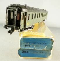 France Trains 263 Ho Sncf Voiture Ocem R A 1&egrave;re Classe A10/2c10/2 myfi 590 Vert Epoque III Neuve Boite