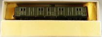 France Trains 269 Ho Sncf Fourgon &agrave; Vigie Dd2 myi 24510 Vert Eclairage Epoque II/III Neuve Boite