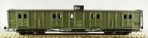 France Trains 269 Ho Sncf Fourgon &agrave; Vigie Dd2 myi 24510 Vert Eclairage Epoque II/III Neuve Boite