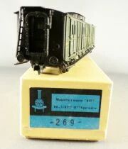 France Trains 269 Ho Sncf Lookout Luggages Van Dd2 myi 2451 Green Lighting Era III Mint in Box