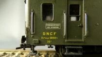 France Trains 281 Ho Sncf Fourgon DEV AO Dd4 smyi 58901 Vert Eclairage Epoque III Neuve Boite