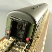 France Trains 281 Ho Sncf Fourgon DEV AO Dd4 smyi 58901 Vert Eclairage Epoque III Neuve Boite
