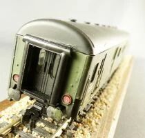 France Trains 281 Ho Sncf Luggages Van DEV AO Dd4 smyi 58901 Green Lighting Era III Mint in Box