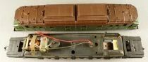 France Trains 51 Ho Po Electric Locomotive 2D2 E 516 Green/Brown Era II Motorized Model Kit Mint in Box