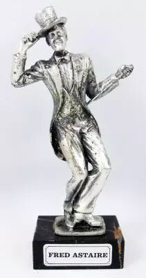 Fred Astaire - Statue en m�tal inject� 16cm - Daviland France 1978