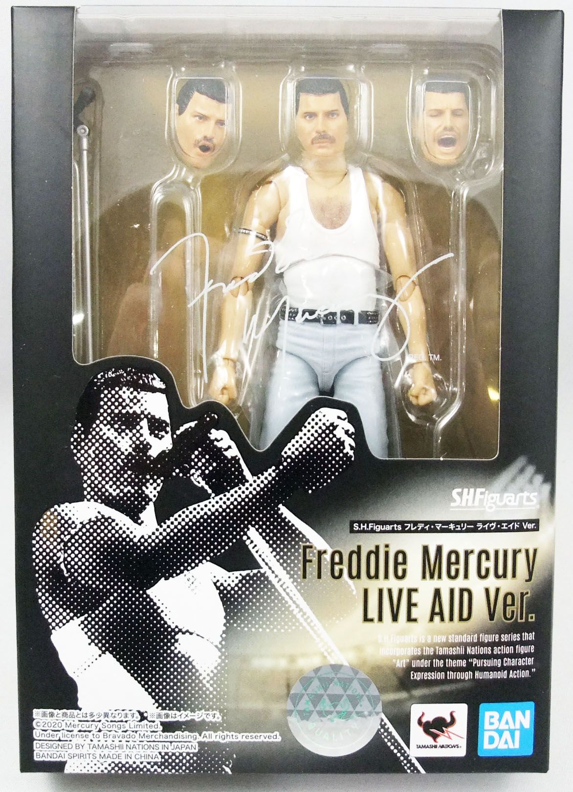 Freddie Mercury - Live Aid - Figurine S.H.Figuarts Bandai