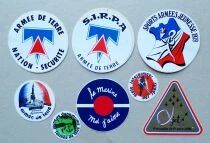 French Air Force Army Marine - 14 x Vintage Sticker 