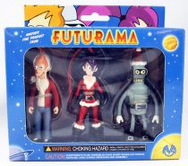 Futurama - Moore Action Collectible - Holiday Ornaments figures : Fry, Leela, Bender