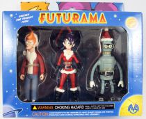 Futurama - Moore Action Collectible - Holiday Ornaments figures : Fry, Leela, Bender