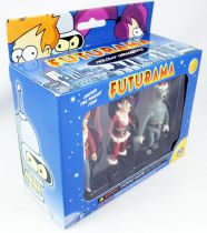 Futurama - Moore Action Collectibles - Figurines ornement de Noël : Fry, Leela, Bender