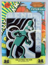 Futurama - Rocket USA - Collectible Tin Sign \ Bend with care\ 