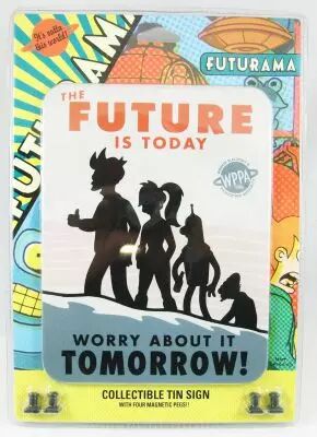 Futurama - Rocket USA - Pancarte murale m�tallique \ Future\ 