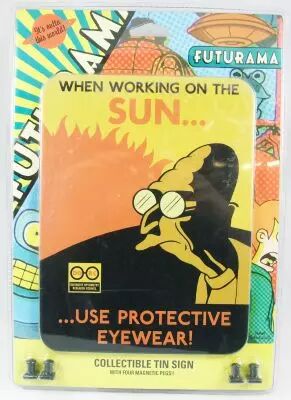 Futurama - Rocket USA - Pancarte murale m�tallique \ Sun\ 
