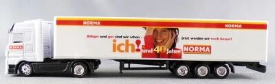 Gabotex Ho 1/87 Camion Mercedes-Benz Actros Blanc Semi Remorque Supermarch� Norma